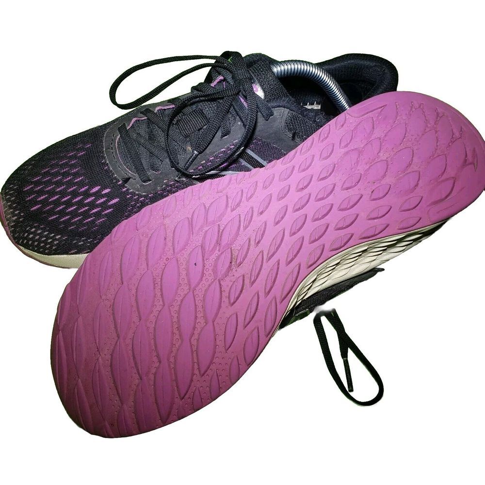 New Balance Fresh Foam Arishi Black & Purple Running Shoes WARISSS2 Women 6.5 - Picture 5 of 8